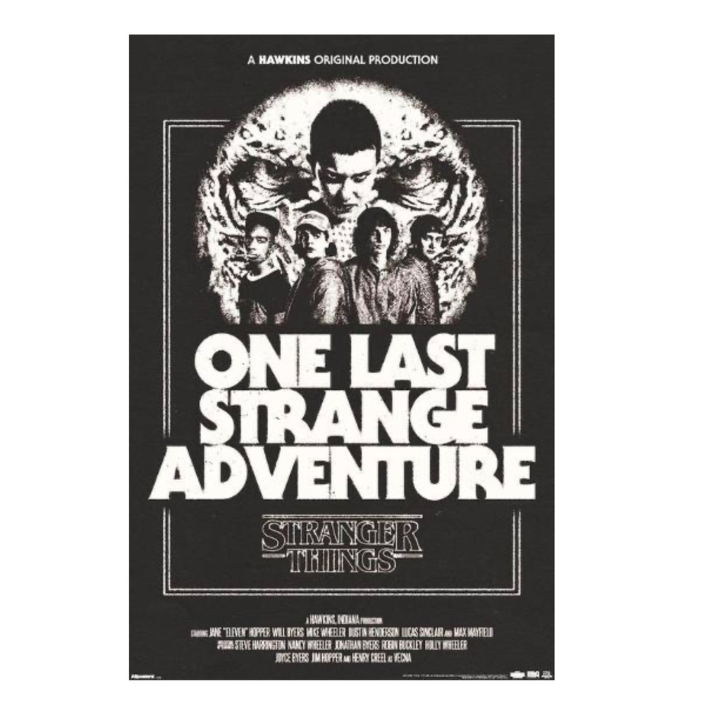 Stranger Things Season 5 One Last Strange Adventure Poster 22x34 RP26020 New‎